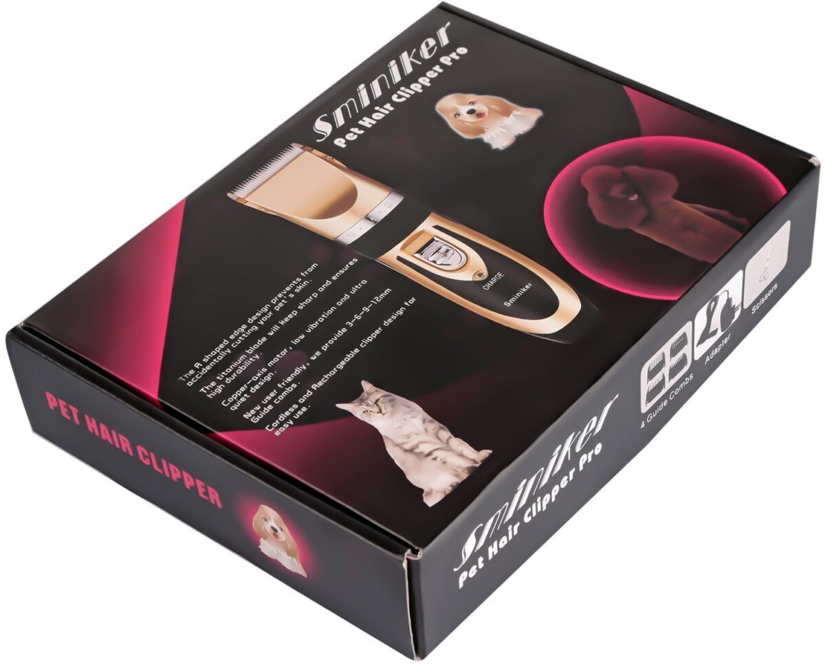 Sminiker Professional Rechargeable Cordless Dogs Cats Horse Grooming